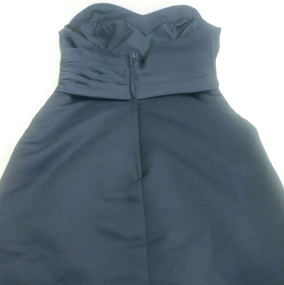 Beautiful Navy Sweetheart Bridesmaids Dress - Picture 2 of 8